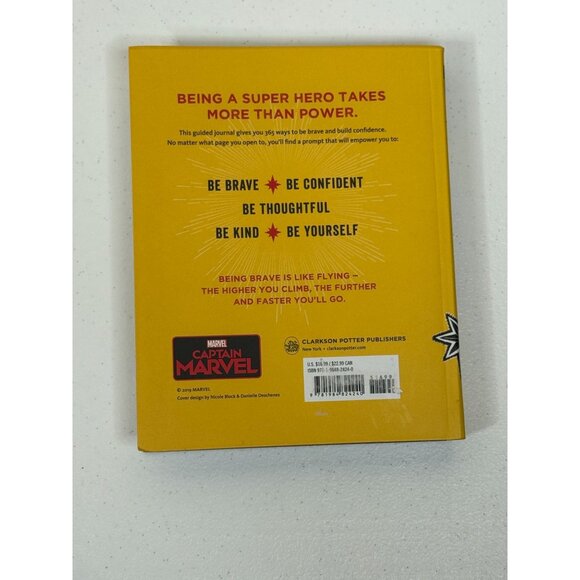 Captain Marvel Fly Higher Guided Journal Daily Confidence Brave Hero Prompts - Picture 3 of 3